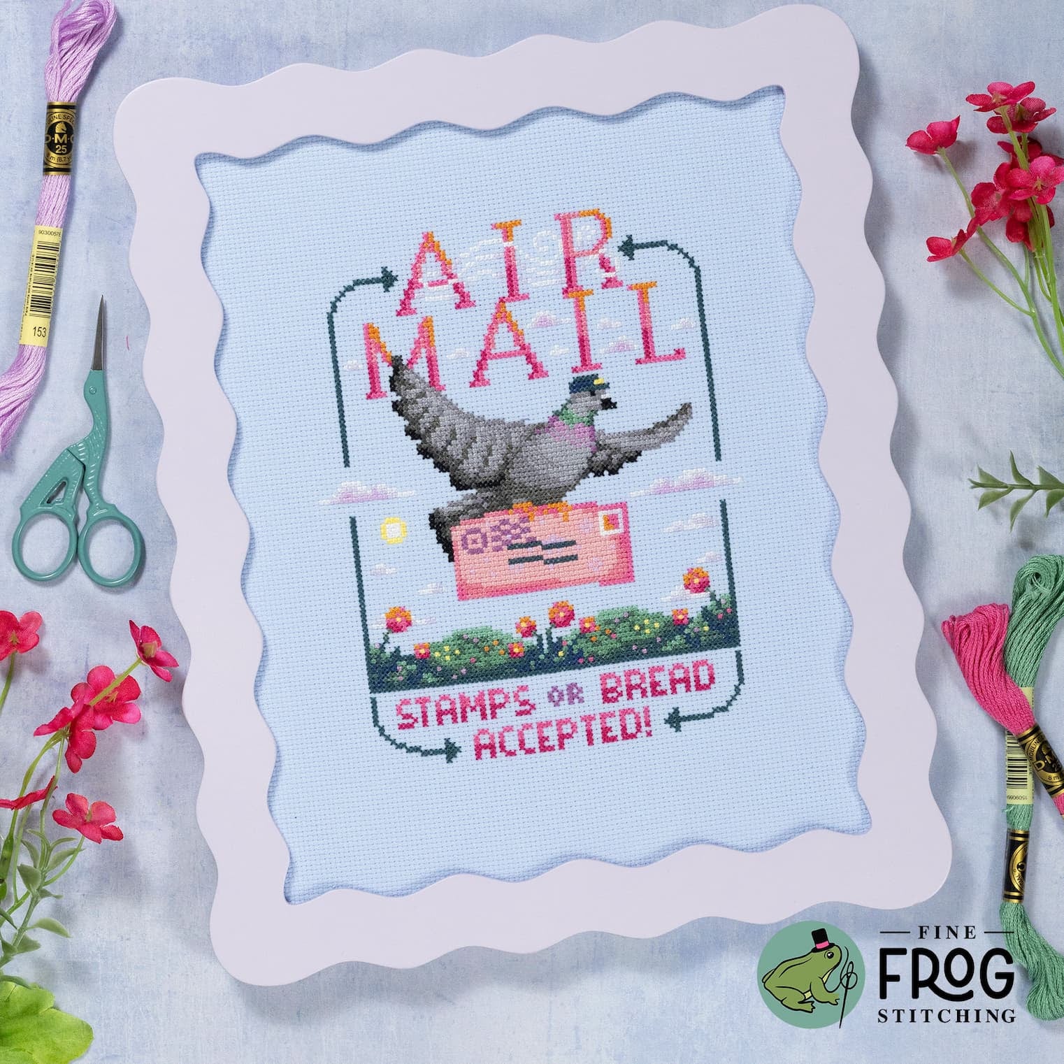 Air Mail | Fine Frog Stitching