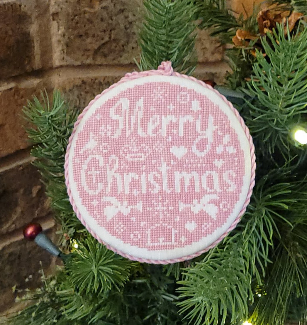 Merry Christmas Bauble | Wildflower Stitching