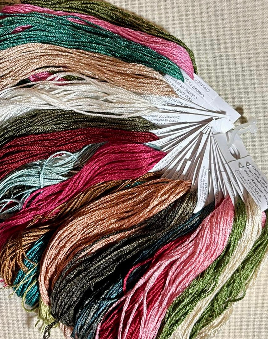 Rose Sonata Hand-dyed Fibers Silk Pack | Jan Hicks Creates!