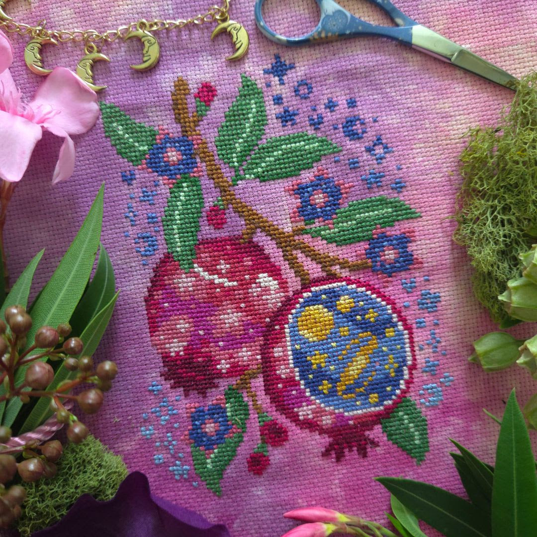 Starry Pomegranate | BAD Stitch
