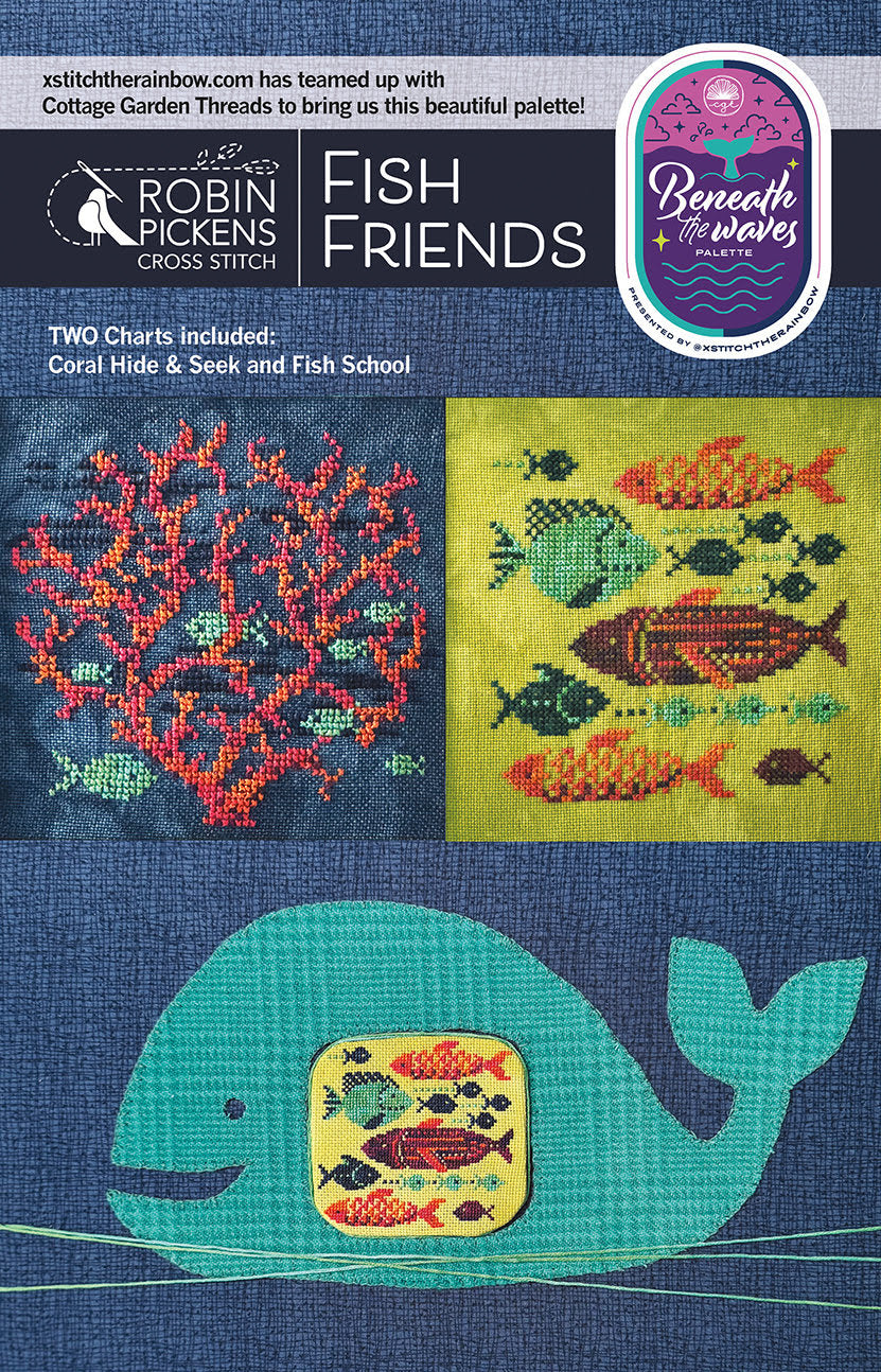 Fish Friends | Robin Pickens Cross Stitch