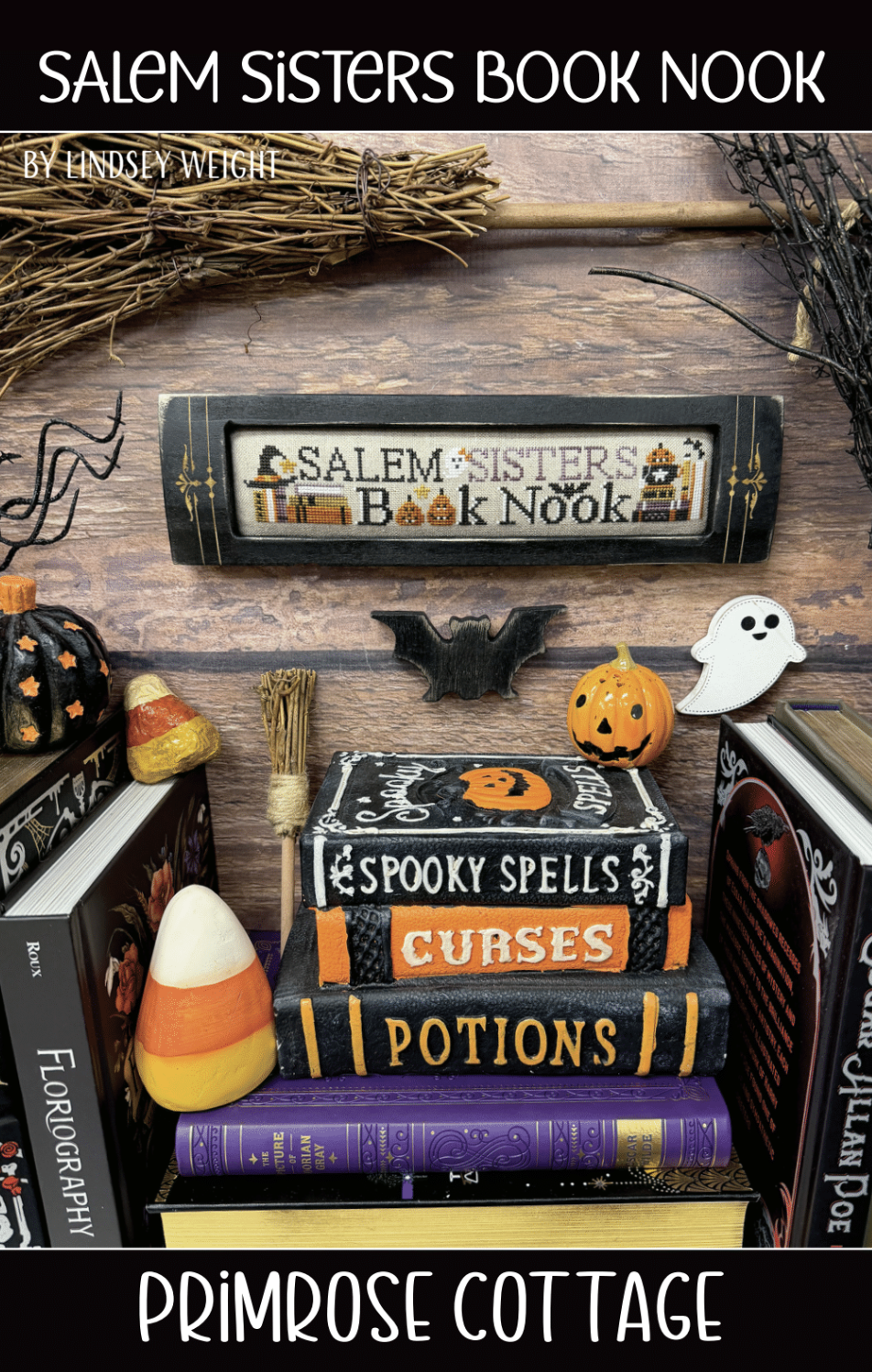 Salem Sisters Book Nook | Primrose Cottage Stitches