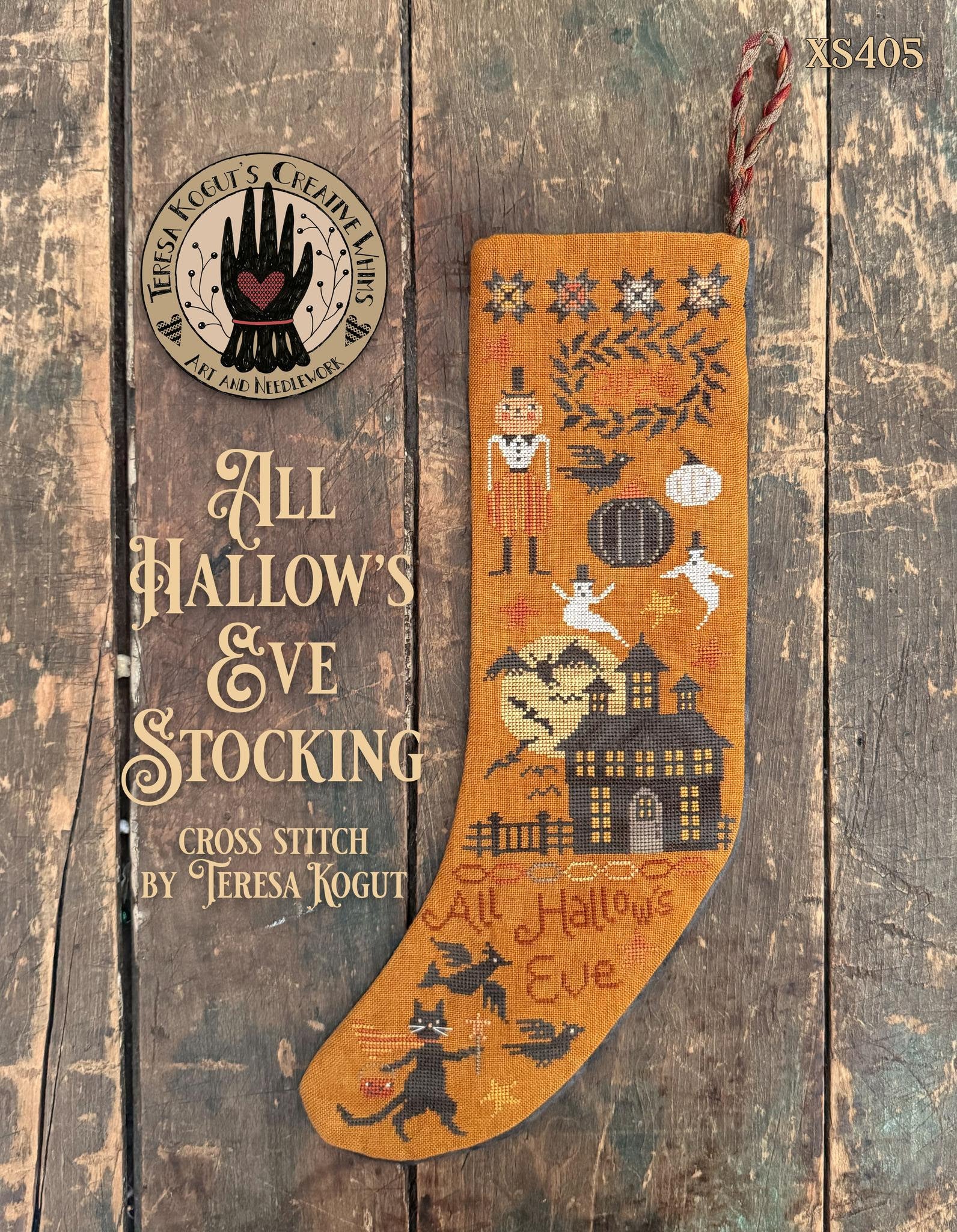 All Hallow's Eve Stocking | Teresa Kogut's Creative Whims