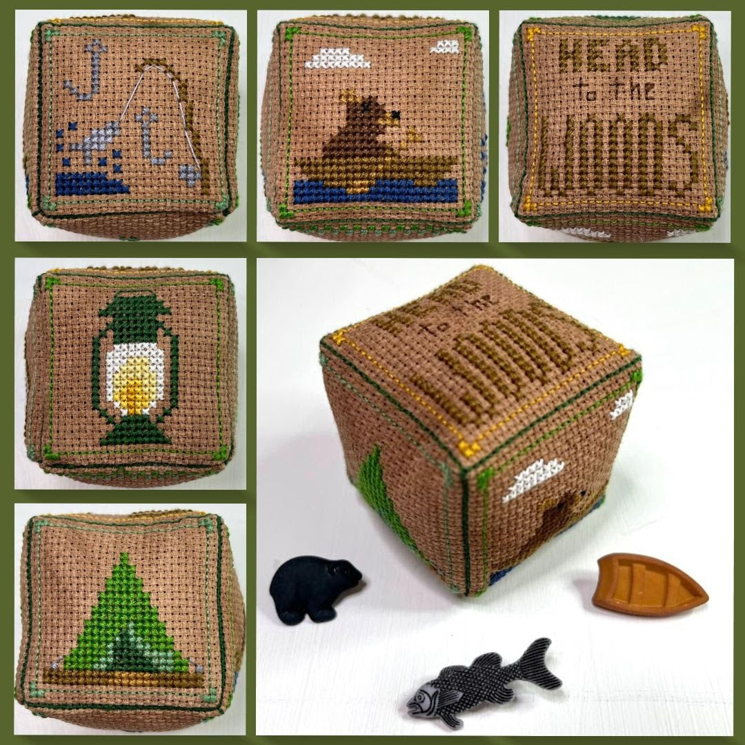 Camping II - Small Cube Series | Ladybug Stitches