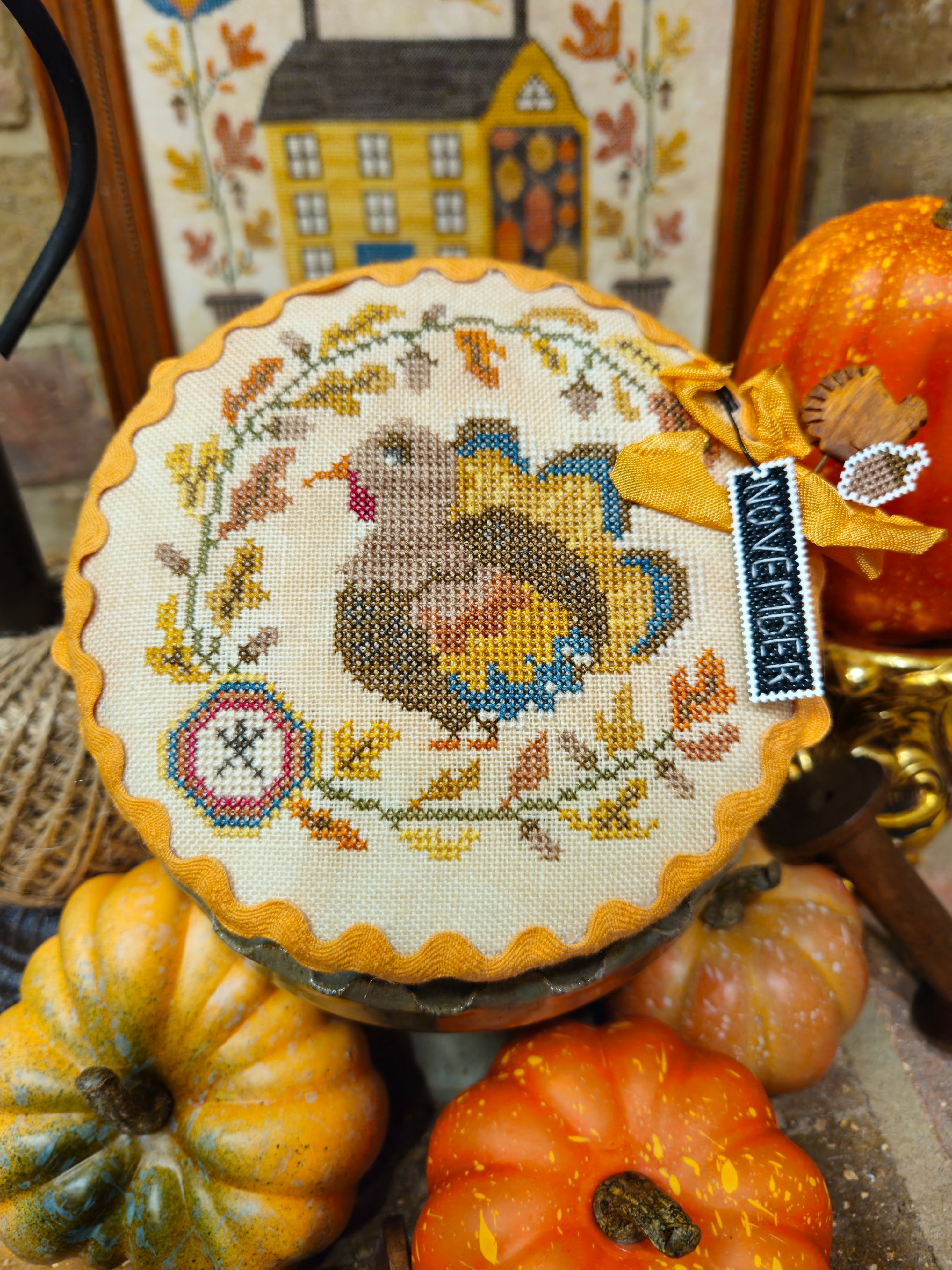 Pin Drum Shorties - Month #11 Turkey | Quaint Rose Needlearts