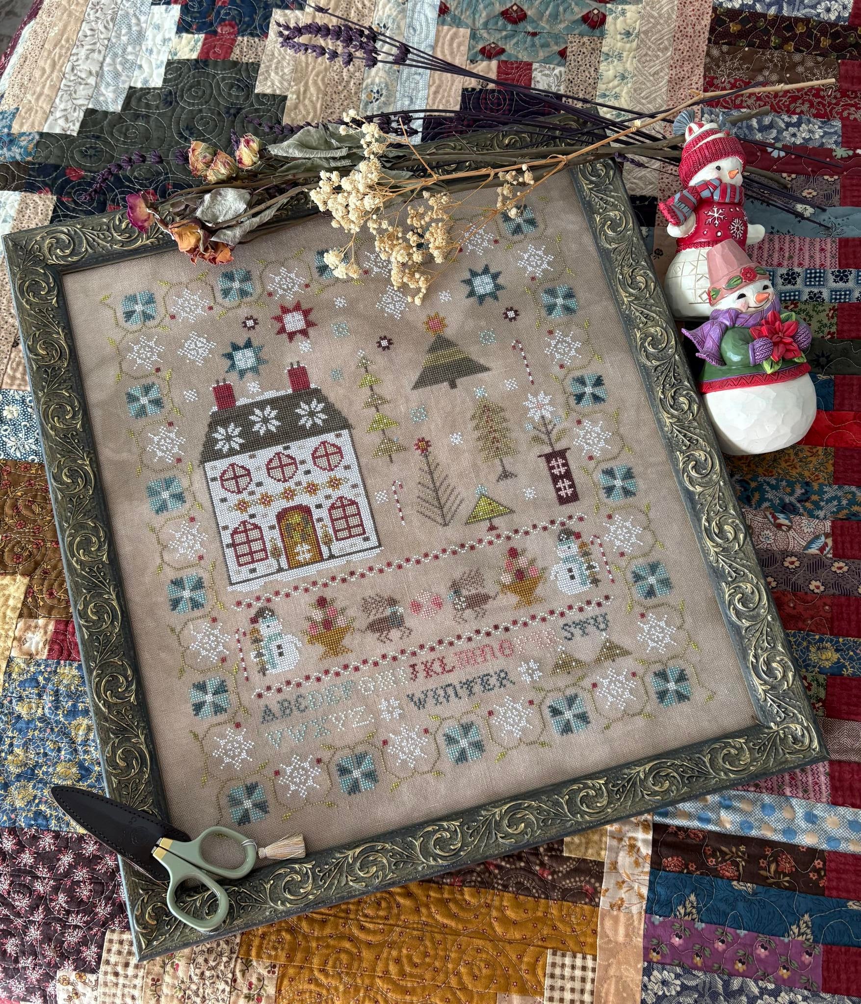 Enchanted Winter Sampler |  Pansy Patch Quilts
