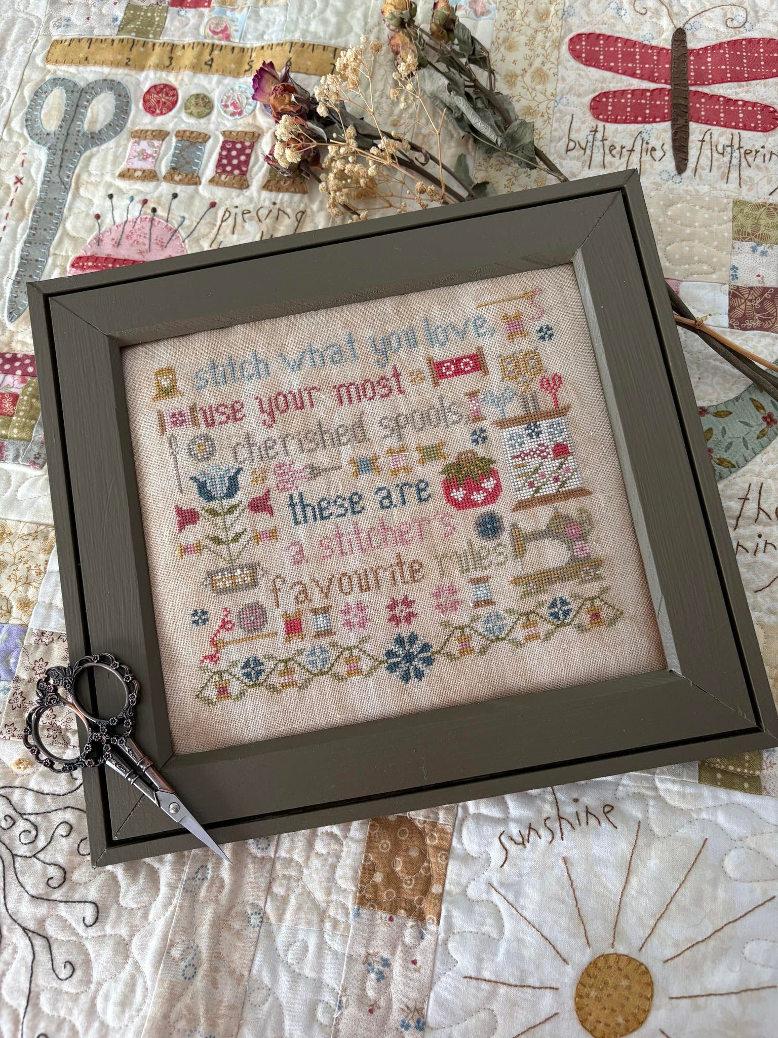 A Stitcher's Rules |  Pansy Patch Quilts (Yarn Tree Exclusive)