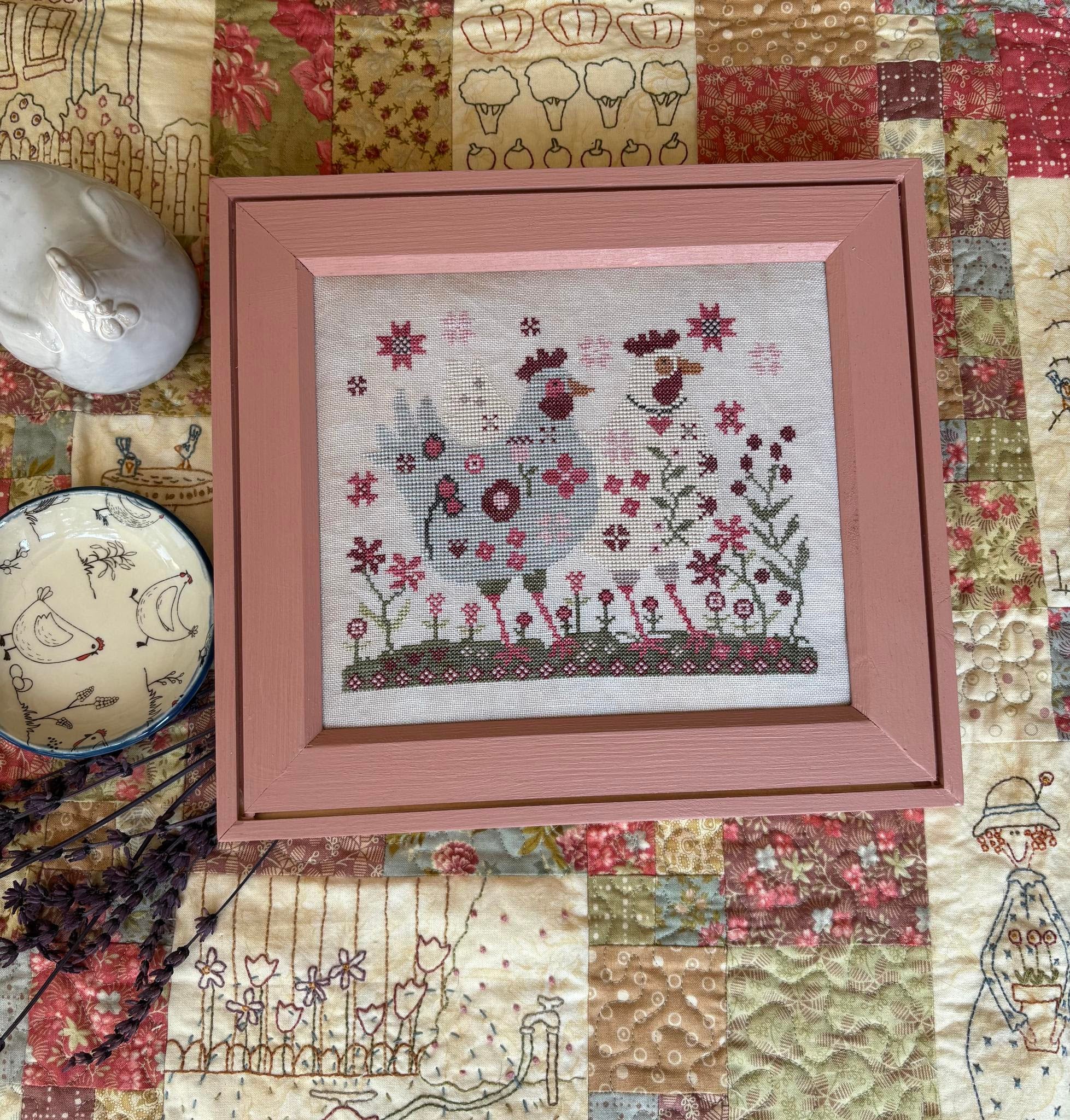 Henpecked | Pansy Patch Quilts and Stitchery