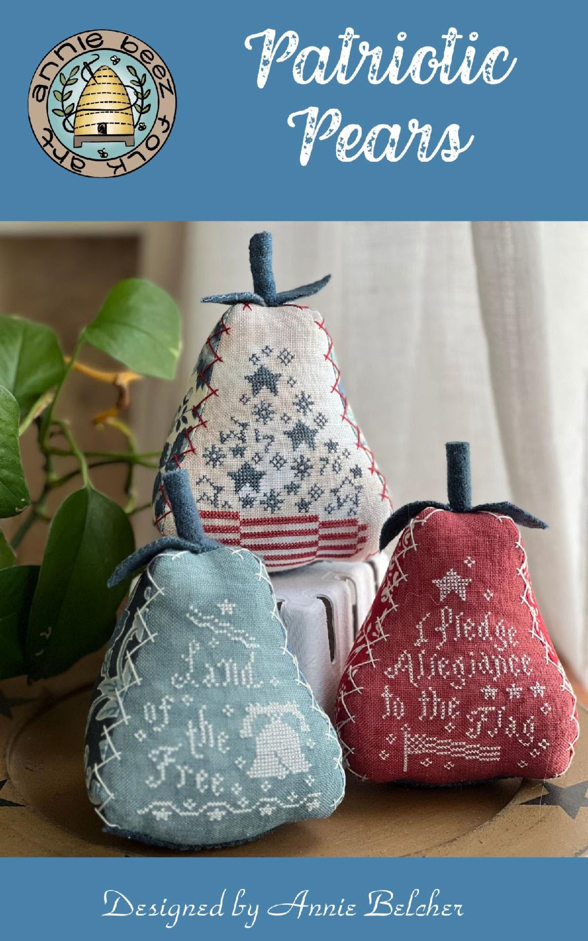 Patriotic Pears | Annie Beez