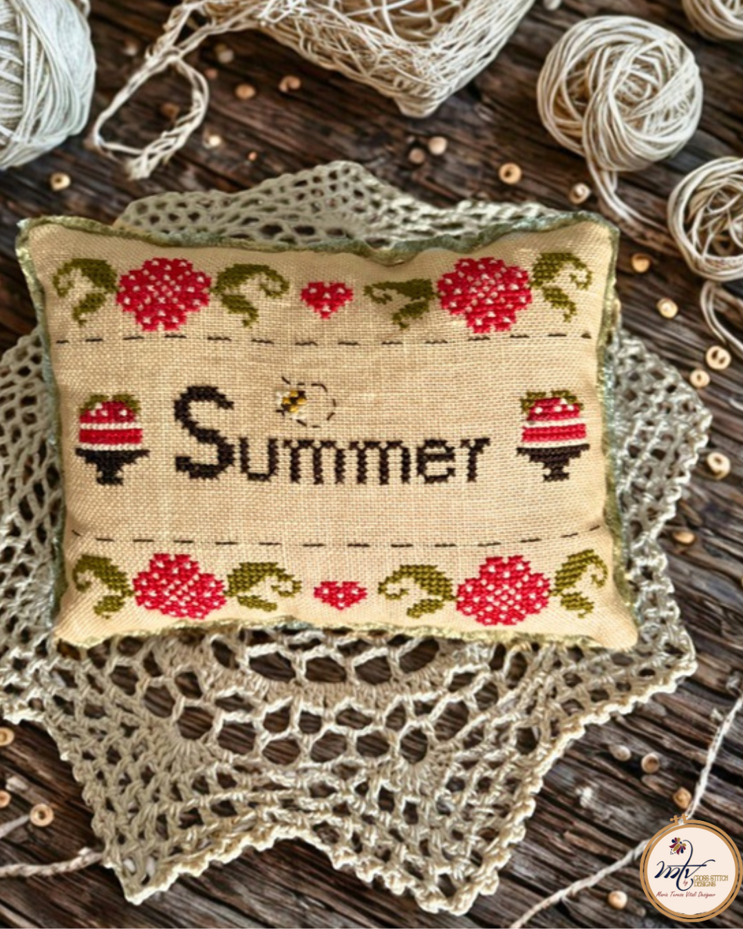 Seasonal Pincushions - Summer | MTV Designs