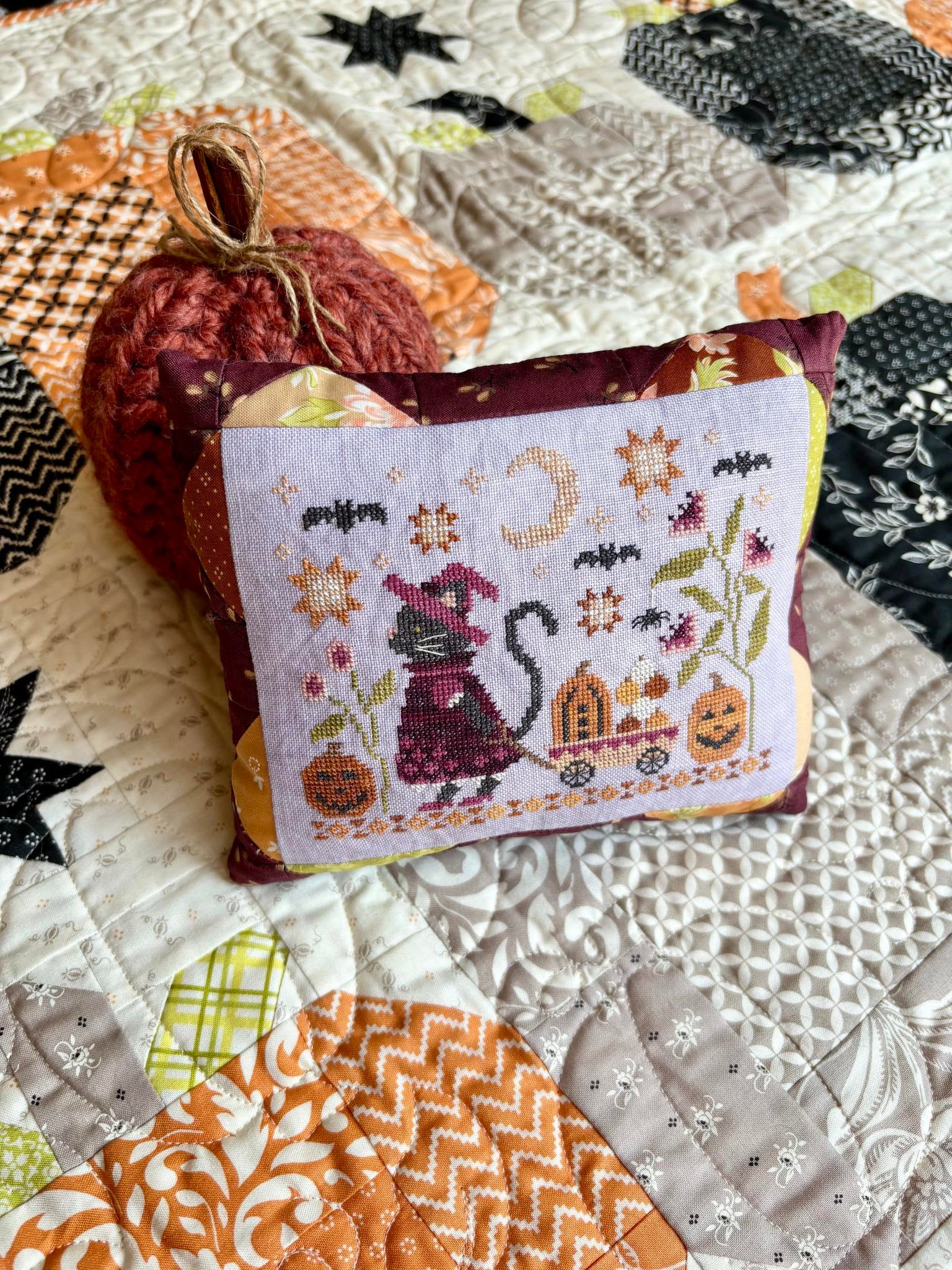 The Postcat's Halloween Delivery | Blueberry Ridge Design