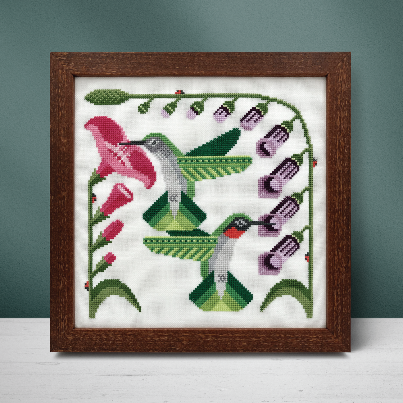 Ruby-Throated Hummingbirds | Boomerang Stitches