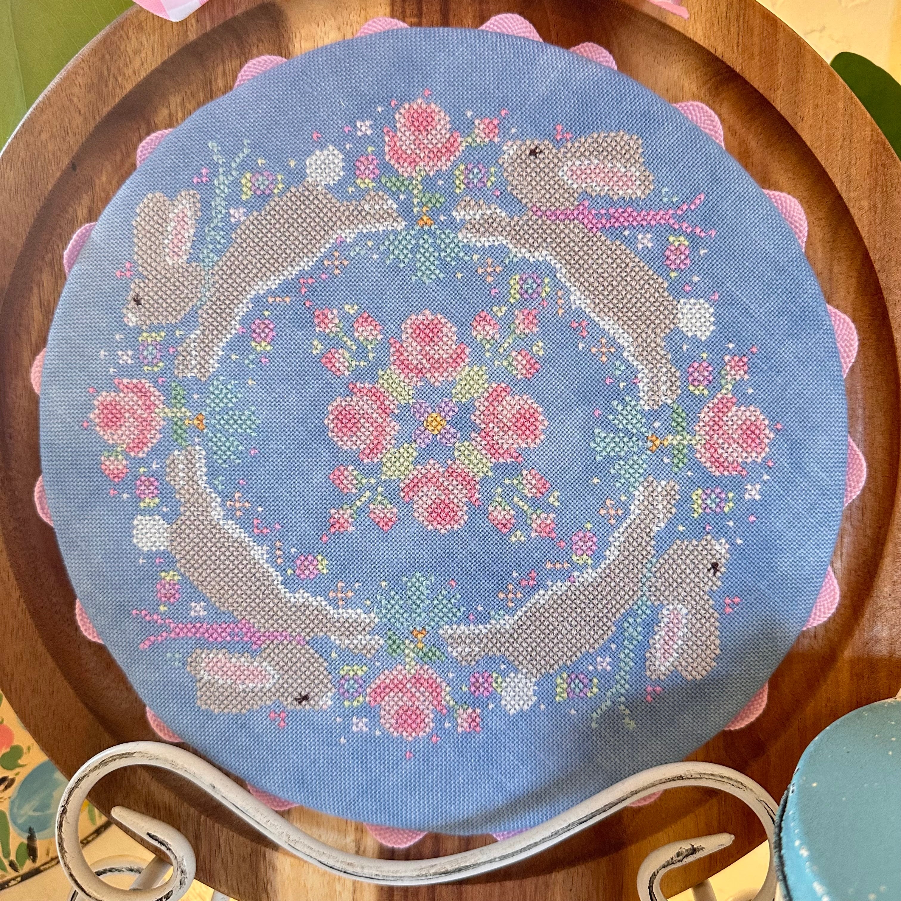 Bunnies Round the Rosy | Luhu Stitches