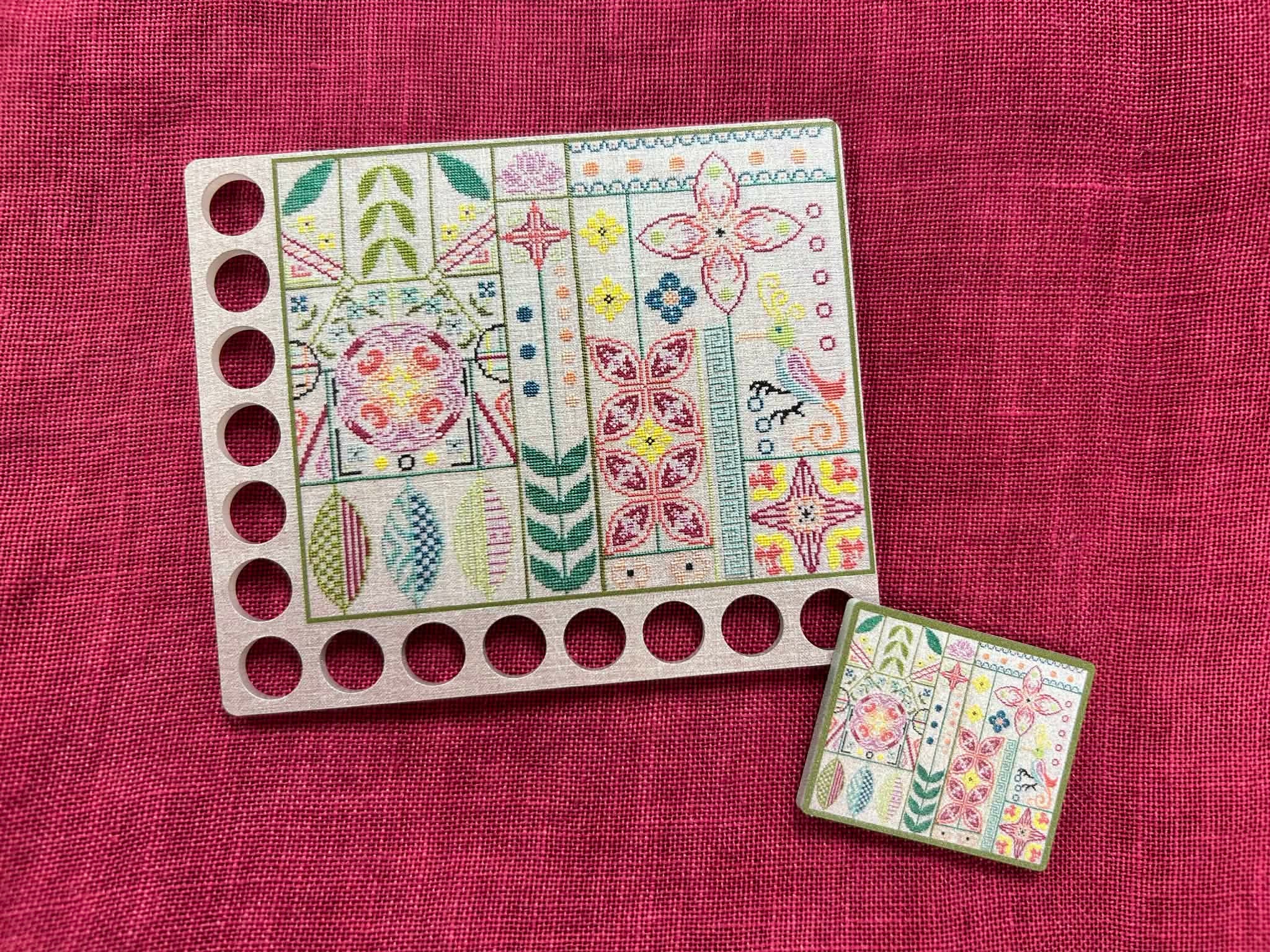 Funky Bird Needle Minder | Wildflower Stitching