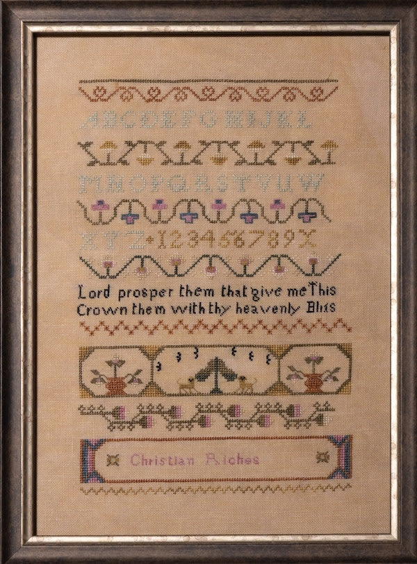 Christian Riches - A Norwich Sampler | Olde Willow Stitchery
